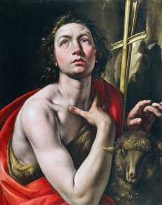 施洗者圣约翰，Tanzio da Varallo（生于1575-1580年，卒于1632-1633年），布面油画。
