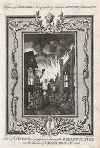 伦敦大火，1666年 约1783年 作者 泰勒