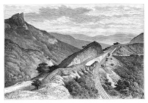 1895年，印度Khandala附近的Bhor Ghat。 作者 泰勒