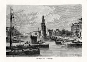 The Kalkmarkt，阿姆斯特丹，荷兰，1879年 作者 泰勒