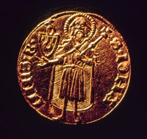 金弗罗林（Golden Florin）是文艺复兴时期佛罗伦萨贸易中非常珍贵的一种硬币。