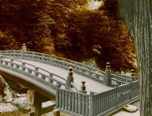 日光市的神桥，约 1900 - 1915 年（照片 作者 