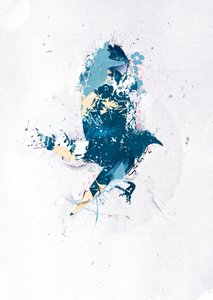 飞翔》，2015 年（布面拼贴画） 作者 泰斯·阿尔伯斯