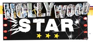 Hollywood Star, 2015 (Collage on canvas) 作者 泰斯·阿尔伯斯