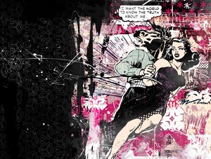 我想让世界了解我的真相，2015（帆布拼贴画） 作者 泰斯·阿尔伯斯