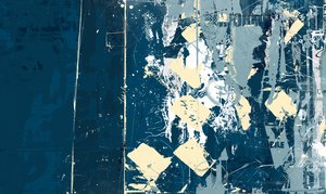 奎尔蒂，2014（布面拼贴） 作者 泰斯·阿尔伯斯