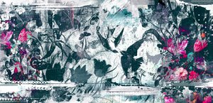螺旋，2017（布面拼贴）