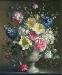 夏花（布面油画） 作者 特伦斯·劳登