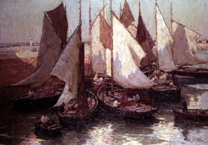 码头边，洪福勒 作者 特里克·威廉姆斯