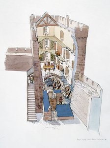 埃塔尔城堡, 约14世纪, 约1990-2010年 作者 特里·鲍尔