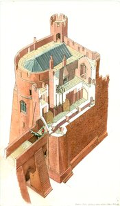 古德里奇城堡，15世纪，约1990-2010年 作者 特里·鲍尔