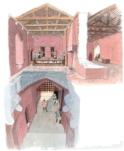 古德里奇城堡，约12世纪，1990-2010年 作者 特里·鲍尔