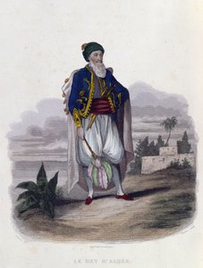 侯赛因帕查（1765-1838），阿尔及尔的最后一个（1818年至1830年），1846年 作者 格林（Th。Guerin）