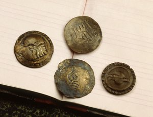 8至9世纪Dvaravati王国的金币（金属）