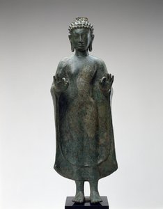 立佛，八世纪末（青铜） 作者 泰国学校