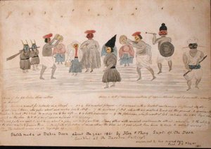 德拉敦的廓尔喀人生活素描，约1821年（纸上水彩）。 作者 弗雷德里克·肖尔爵士