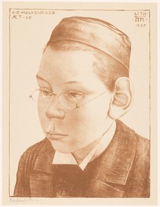 伯纳德·莫尔肯波尔的肖像 作者 西奥·莫肯博尔