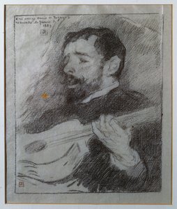 吉他手 作者 范·雷塞尔伯格（Théovan Rysselberghe）