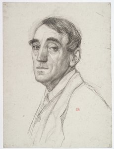 自画像，1916年 作者 范·雷塞尔伯格（Théovan Rysselberghe）