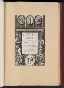 L. Annaei Senecae Philosophi Opera Qvae Exstant Omnia a Ivisto Lipsio 的扉页