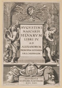 Agostino Mascardi, Silvarium Libri IV的扉页 作者 彼得保罗鲁本斯爵士之后的西奥多加勒