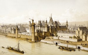 16 世纪的卢浮宫，约 1880 年（插图）