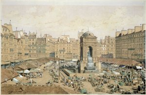 Marche aux Innocents（笔墨和纸上的wc）