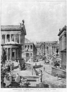 古代罗马古迹，1914年（bw雕刻） 作者 西奥多·约瑟夫·休伯特·霍夫鲍尔