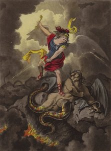 被锁住的撒旦（蚀刻版画）