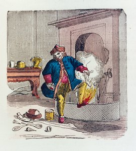 圣尼古拉斯参观，1840年代的彩色光刻照片 作者 西奥多·C·博伊德