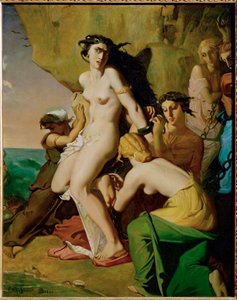 Andromede attachee au rocher par les Nereides - Andromeda chained to the rock by the mermaids ... 作者 蒂奥多·切塞留