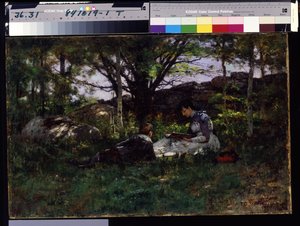 六月田园诗（布面油画）