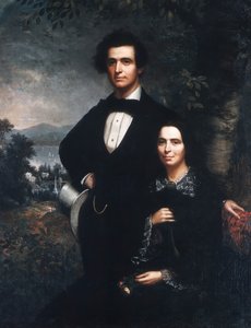 Daniel T. MacFarlan先生和夫人，1858年。 作者 Theodore E. Pine