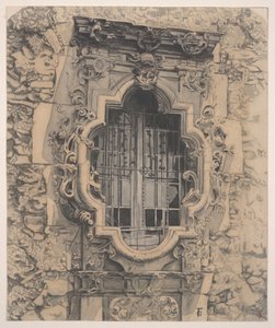 玫瑰窗，圣荷西教堂 作者 西奥多·吉蒂尔兹（Theodore Gentilz）