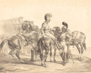 生命卫士的聚会 作者 西奥多·杰里科（Theodore Gericault）