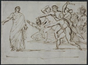 刺杀提比略 作者 西奥多·杰里科（Theodore Gericault）