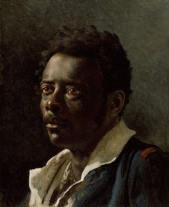 黑人（肖像研究） 作者 西奥多·杰里科（Theodore Gericault）