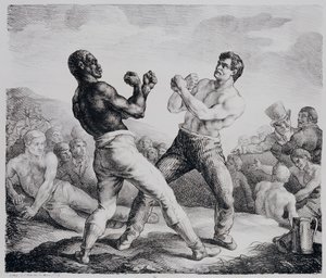 拳击手，1818年 作者 西奥多·杰里科（Theodore Gericault）
