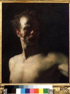 西奥多-格利科（1791-1824 年）1810-1811 年绘画作品 "裸体研究" 莫斯科普希金博物馆 作者 西奥多·杰里科（Theodore Gericault）