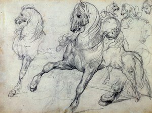 马匹 作者 西奥多·杰里科（Theodore Gericault）