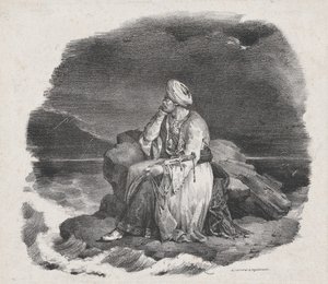 我在破碎的海浪中梦见她，1818年。 作者 西奥多·杰里科（Theodore Gericault）