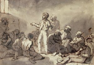 牢房中的囚犯 作者 西奥多·杰里科（Theodore Gericault）