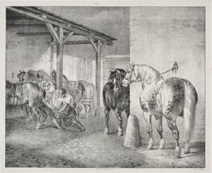 费里尔小屋 作者 西奥多·杰里科（Theodore Gericault）