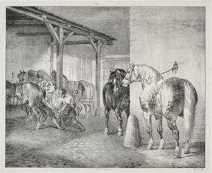 费里尔小屋 作者 西奥多·杰里科（Theodore Gericault）
