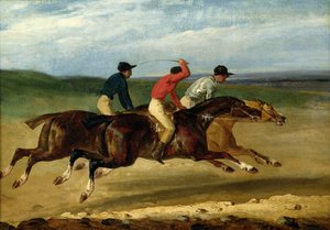 赛马 作者 西奥多·杰里科（Theodore Gericault）