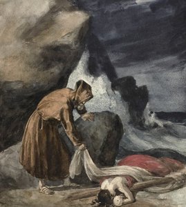 暴风雨，c.1821-23 作者 西奥多·杰里科（Theodore Gericault）