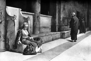 在希腊的教堂，1895年。