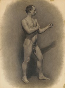男性人物研究，1875年