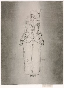 Pierrot en Pied，A. C. 女士肖像