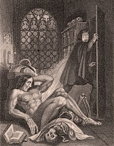 维克多·弗兰肯斯坦（Victor Frankenstein）对他的创作感到反感 作者 西奥多·冯·霍尔斯特